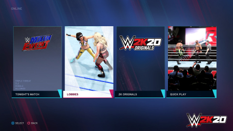 WWE 2K20 : Le retour des salons en ligne annoncé, accompagné d'autres nouveautés
