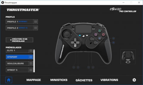 Test Thrustmaster eSwap Pro Controller  : La manette PS4 ultra modulaire