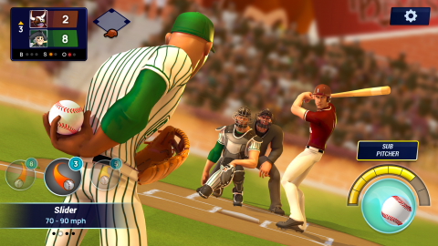 Ballistic Baseball est disponible sur Apple Arcade