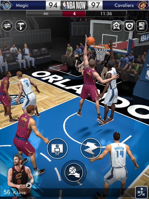 NBA Now : Le basket accessible sur mobile