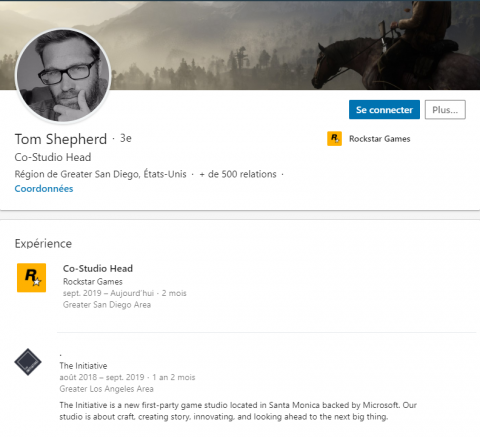 Tom Shepherd a quitté The Initiative pour revenir chez Rockstar Games