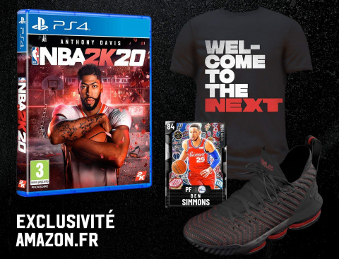 NBA 2K20 + Contenus exclusifs Amazon en promotion !