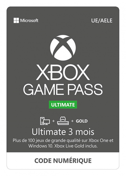 Le Xbox Game Pass Ultimate 3 mois à -50% !