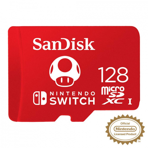 Black Friday : La carte micro SD SanDisk 128 Go spéciale Nintendo Switch à 23,99€