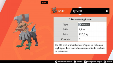 Pokémon Epée / Bouclier : comment obtenir Type:0, le Pokémon Multigénome ?