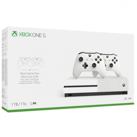 Black Friday : Xbox One S 1To 2 manettes + 14 jours d'essai au Xbox Live Gold et 1 mois d'essai au Game Pass