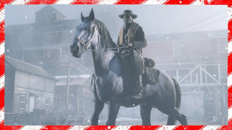 Red Dead Online fête Noël avec de la neige et des cadeaux