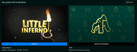 Epic Games Store : Little Inferno est le quatrième jeu offert pour les fêtes de fin d'année