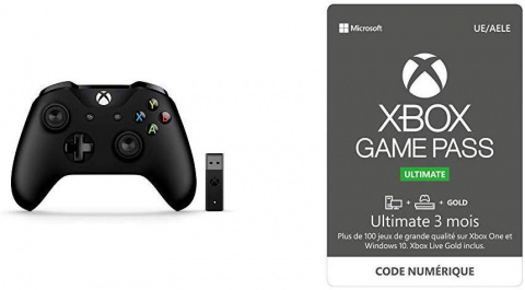 Manette Xbox One + 3 mois Xbox Game Pass Ultimate à 53,48€