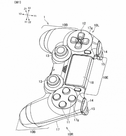 Sony dépose un brevet : Nouvelle manette PS5 avec emplacements