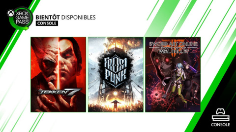 Xbox Game Pass : Tekken 7, Frostpunk et Sword Art Online : Fatal Bullet en approche