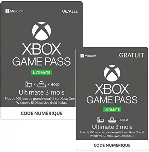 Xbox Game Pass Ultimate 3 mois acheté = 3 mois offerts ! 