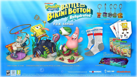 Bob l'Éponge : Bataille pour Bikini Bottom : Réhydraté date sa sortie sur PC et consoles