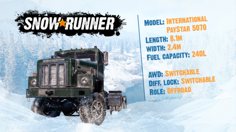 SnowRunner - Deux véhicules supplémentaires pour traverser les terres enneigées