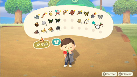 Animal Crossing New Horizons : comment agrandir votre inventaire ?