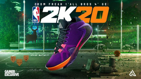 NBA 2K20 : Des chaussures Zoom Freak 1 ‘All Bros 4’ à débloquer pour votre avatar