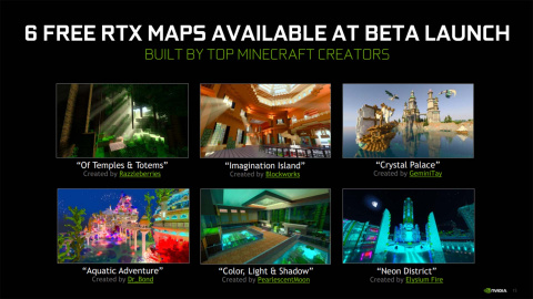 Minecraft RTX arrive en bêta ouverte le 16 avril