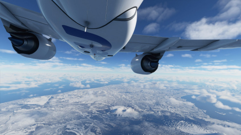 L’Airbus A320neo décolle dans Microsoft Flight Simulator