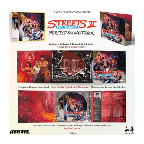 Streets of Rage : Les bandes sons des deux premiers opus rééditées