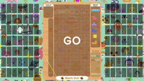 Tetris 99 mettra Animal Crossing à l'honneur ce week-end