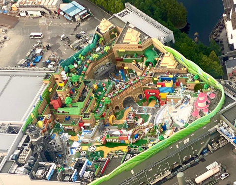 Super Nintendo World : Une nouvelle photo aérienne émerge