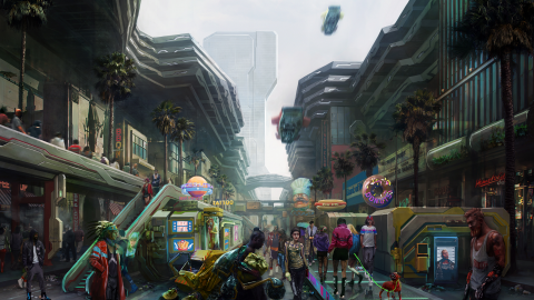Cyberpunk 2077 partage de nouvelles images de concept art