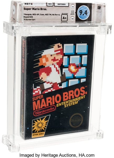 Super Mario Bros. : Un exemplaire vendu 114 000 dollars aux enchères