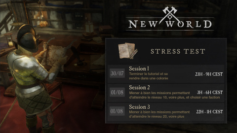 New World : un stress test du 30 juillet au 1er août pour le MMO d'Amazon Games