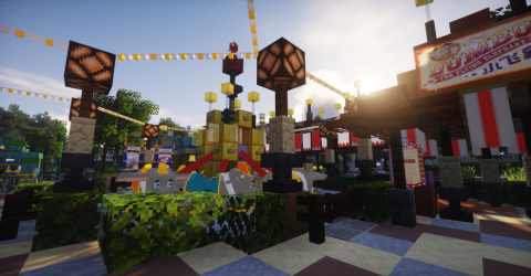 Minecraft - La chaîne Lunaria nous propose une visite de Shanghai Disneyland
