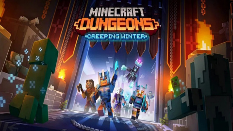 Minecraft Dungeons : Creeping Winter sur PS4