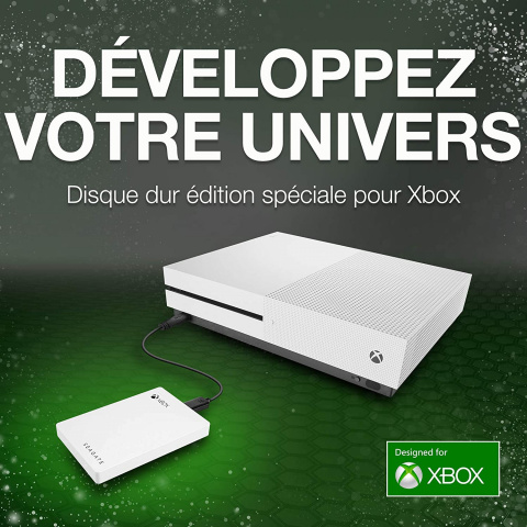 Promo Amazon : Disque Dur Seagate Xbox 2 To + Xbox Game Pass à -20%