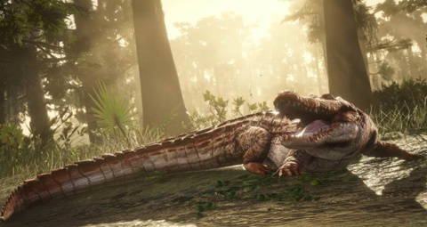 Red Dead Online - L'alligator à bandes légendaire montre les crocs