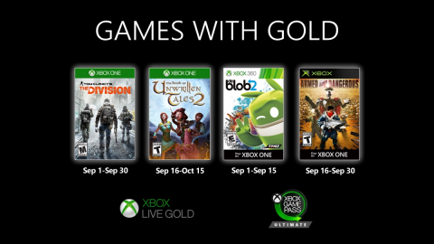 Xbox Games with Gold : Les jeux "gratuits" de septembre 2020