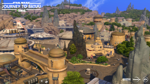 gamescom 2020 : Les Sims 4 nous présente le Pack Star Wars : Voyage sur Batuu