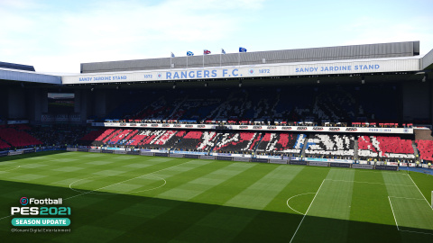 eFootball PES 2021 Season Update : Les Glasgow Rangers renouvellent leur partenariat avec Konami