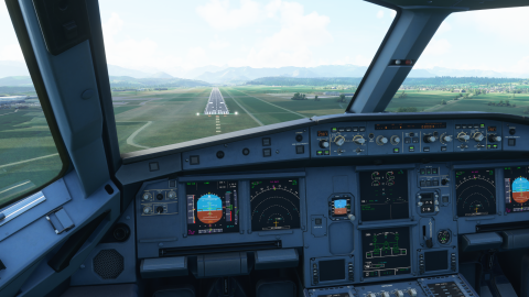 Flight Simulator, Airbus 320neo : Approche et atterrissage