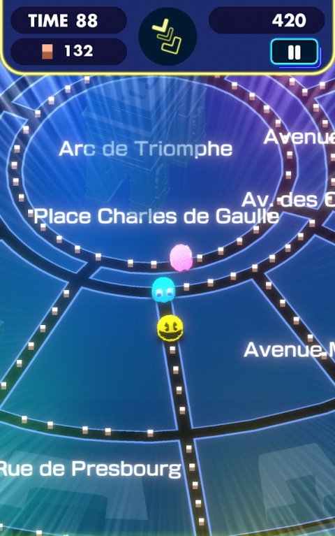 Pac-Man Geo, la boule jaune débarque prochainement sur les cartes de Google Maps
