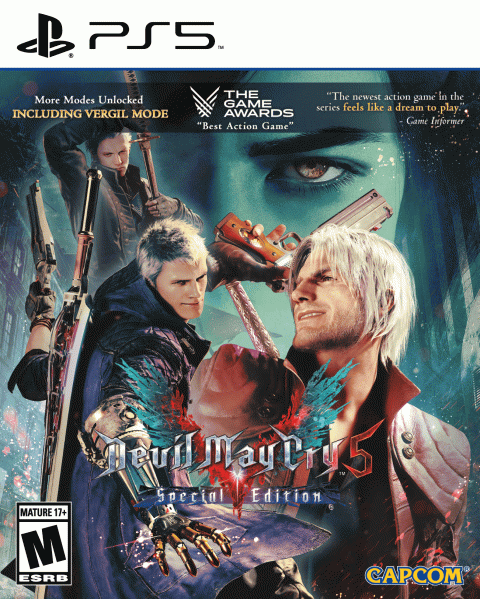Devil May Cry 5 Special Edition : la version physique sera disponible en décembre sur PS5 et Xbox Series