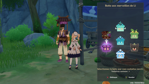 Genshin Impact, événement "Merveilleuses marchandises", comment récupérer les boîtes et le compléter, notre guide (Jour 7)
