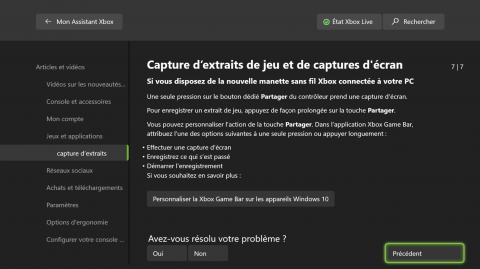 Comment faire une capture d'écran et vidéo sur Xbox Series X et S