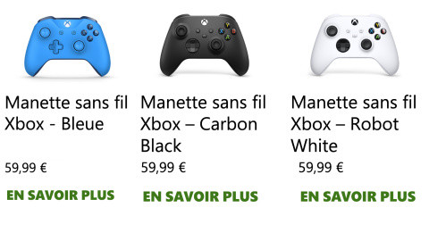 Microsoft Manette sans-fil Xbox Series X/S : meilleur prix, test