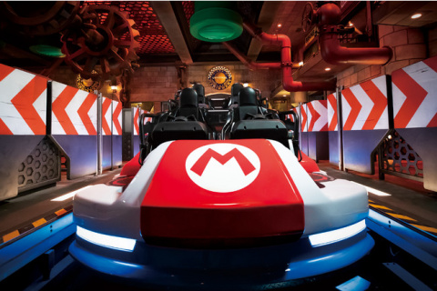 Super Nintendo World : ouverture prévue le 4 février 2021, l'attraction Mario Kart se montre