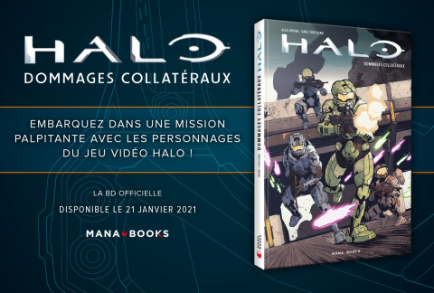 Halo : la bande dessinée Dommages collatéraux va sortir en français