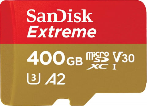 La carte mémoire Micro-SD Sandisk Extreme 400 Go en promotion sur Amazon