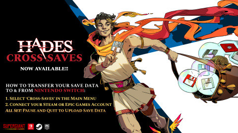Hades : le cross-save entre Nintendo Switch et PC est disponible