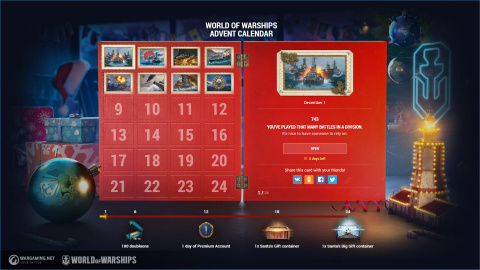 World of Warships : Découvrez du contenu exclusif pour les fêtes de fin d'année !