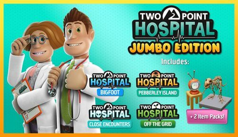 Two Point Hospital : La Jumbo Edition arrive sur console