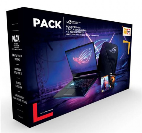 Soldes Asus : Pack Gaming Fnac PC portable RTX + accessoire + jeux à -32%