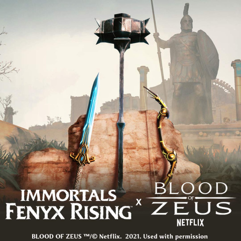 La série Netflix Blood of Zeus s'incruste dans Immortals Fenyx Rising
