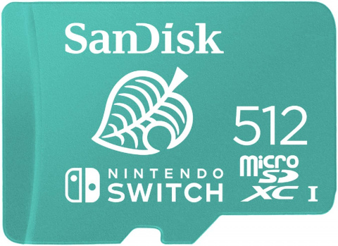 Soldes SanDisk : La Carte microSDXC 512Go aux couleurs de Tom Nook à -39%